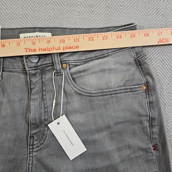 Warp + Weft Ord Jeans Men's W31 L32 Chicago Straight Smoke Gray Quiet Luxury - Picture 4 of 16